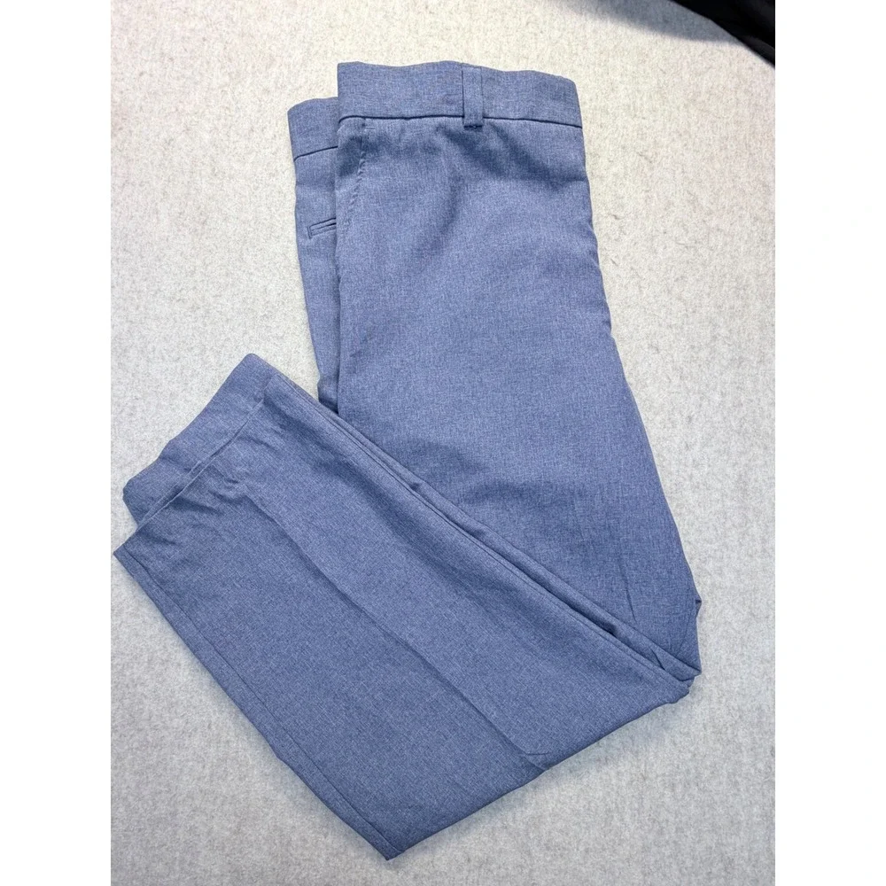 A+ School Apparel Dress Pants Mens 46 Blue USPS Spec Made in USA Flat Front